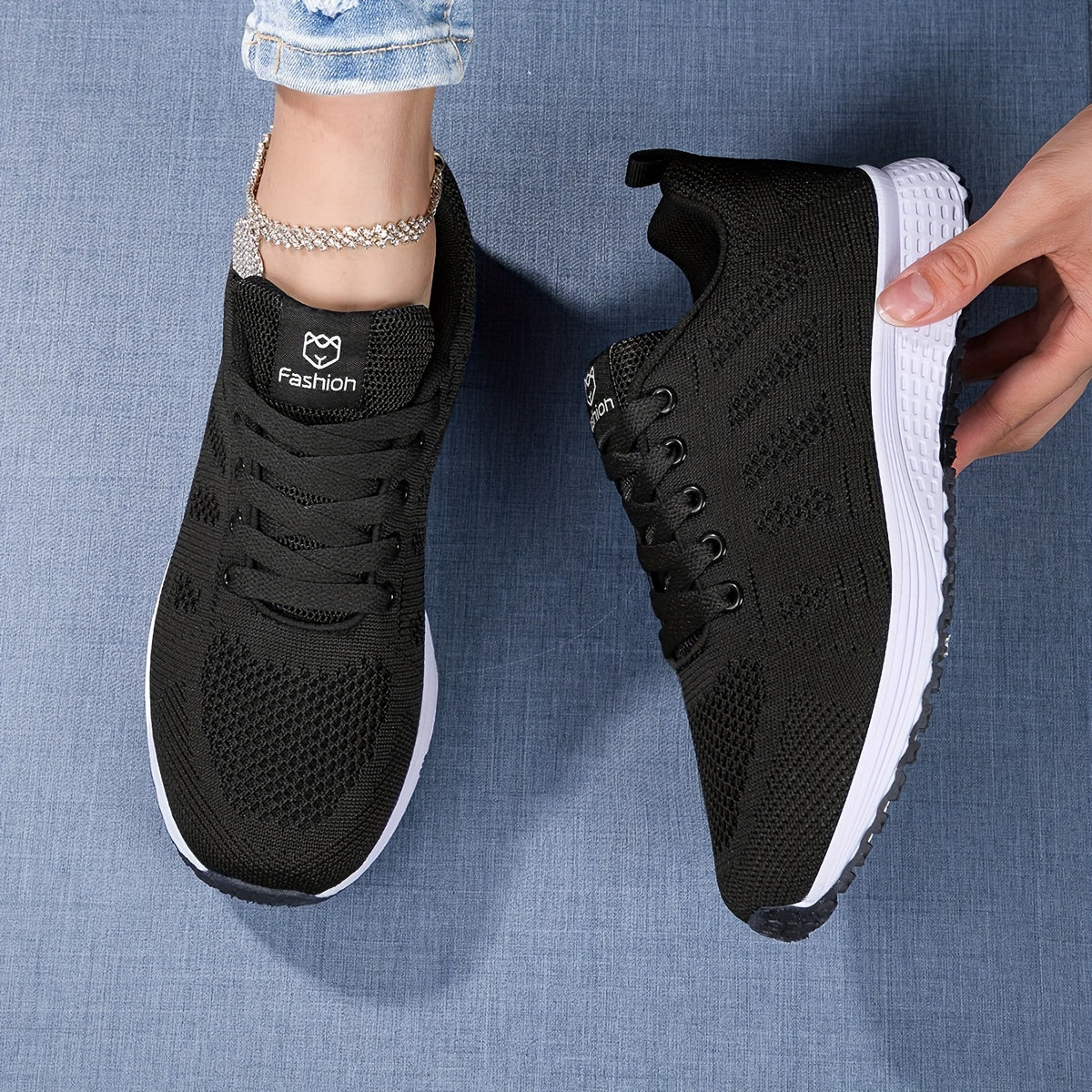 Dames Sneakers met Ademend Ontwerp en Veilige Pasvorm 4