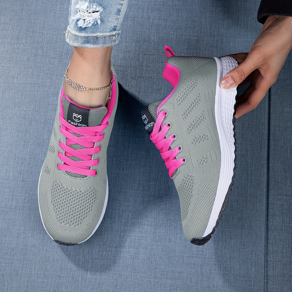 Dames Sneakers met Ademend Ontwerp en Veilige Pasvorm 5