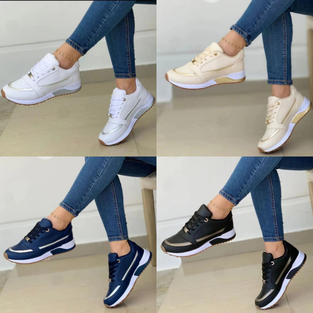 Dames Sneakers met Orthopedische Ondersteuning en Elegant Design 4