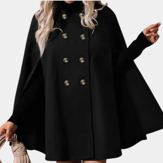 Dames Trenchcoat met Crossover-Design en Getailleerde Pasvorm 0