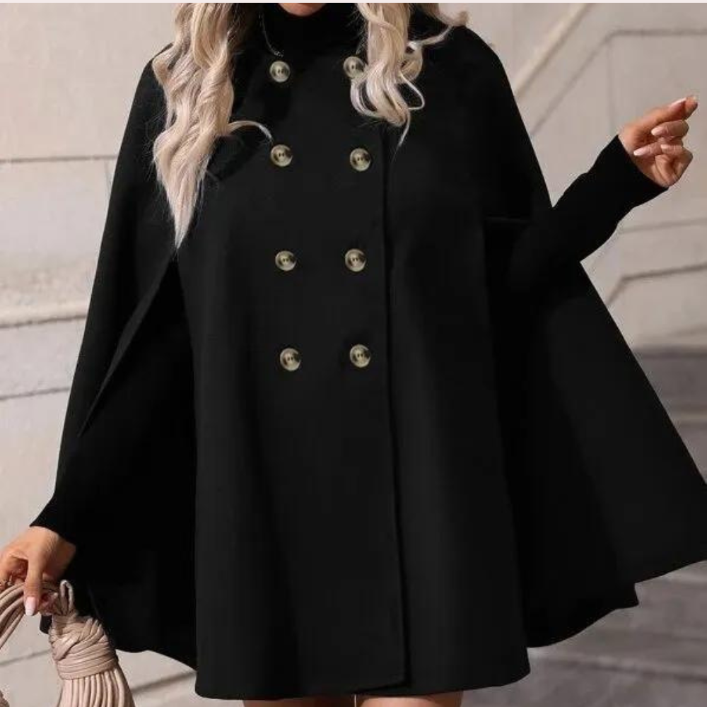 Dames Trenchcoat met Crossover-Design en Getailleerde Pasvorm 1