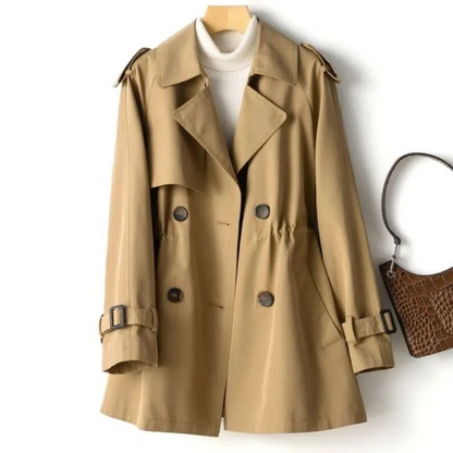 Dames Trenchcoat met Dubbele Knopsluiting en MIDI-lengte 3