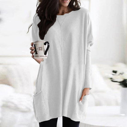 Dames Trui met Ademend Materiaal en Minimalistisch Ontwerp 2