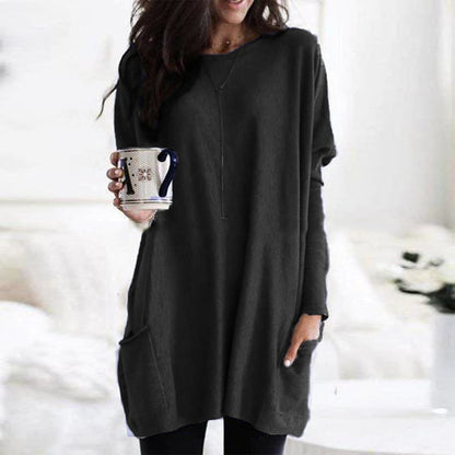 Dames Trui met Ademend Materiaal en Minimalistisch Ontwerp 3