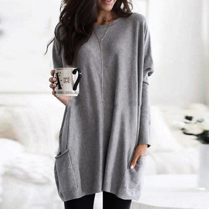 Dames Trui met Ademend Materiaal en Minimalistisch Ontwerp 4