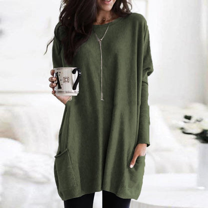 Dames Trui met Ademend Materiaal en Minimalistisch Ontwerp 8