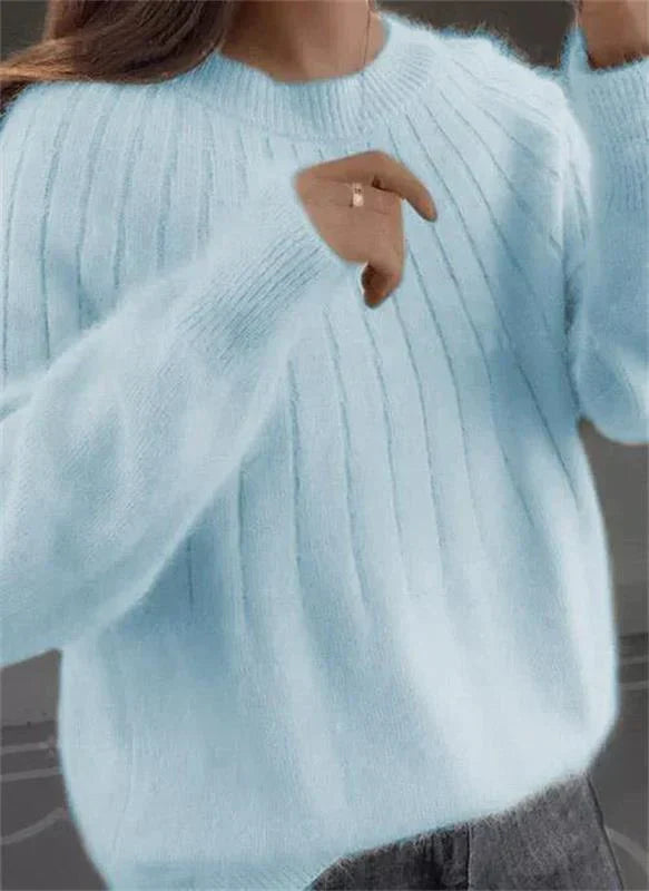 Dames Trui met Lange Mouwen en Elegante Pasvorm voor Winterdagen 3