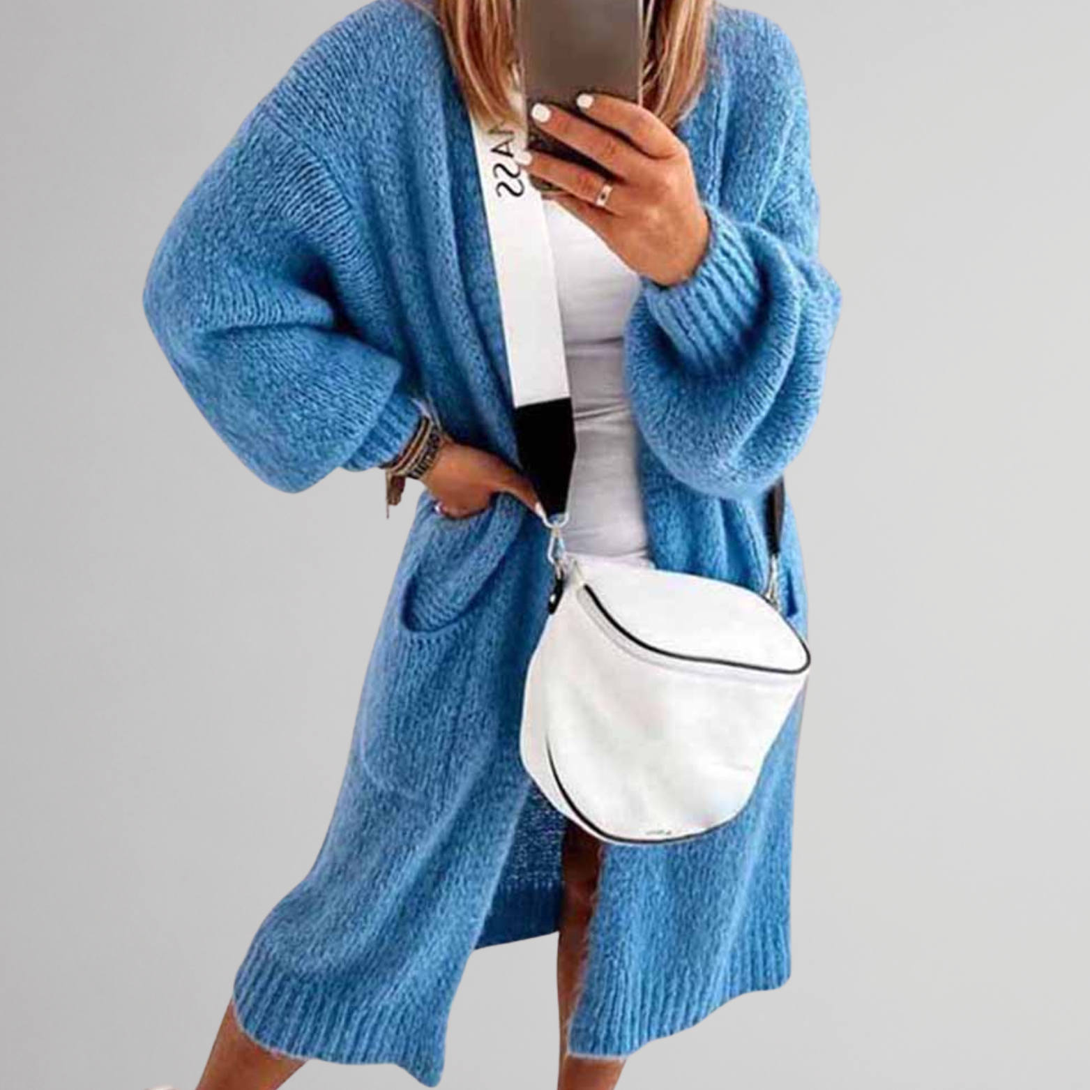 Dames Vest met Lange Mouwen en Zakken voor Casual Look 5