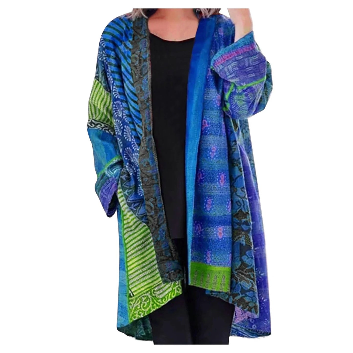Dames Vintage Trui met Lange Mouwen en Comfortabele Pasvorm 0