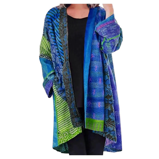 Dames Vintage Trui met Lange Mouwen en Comfortabele Pasvorm 0