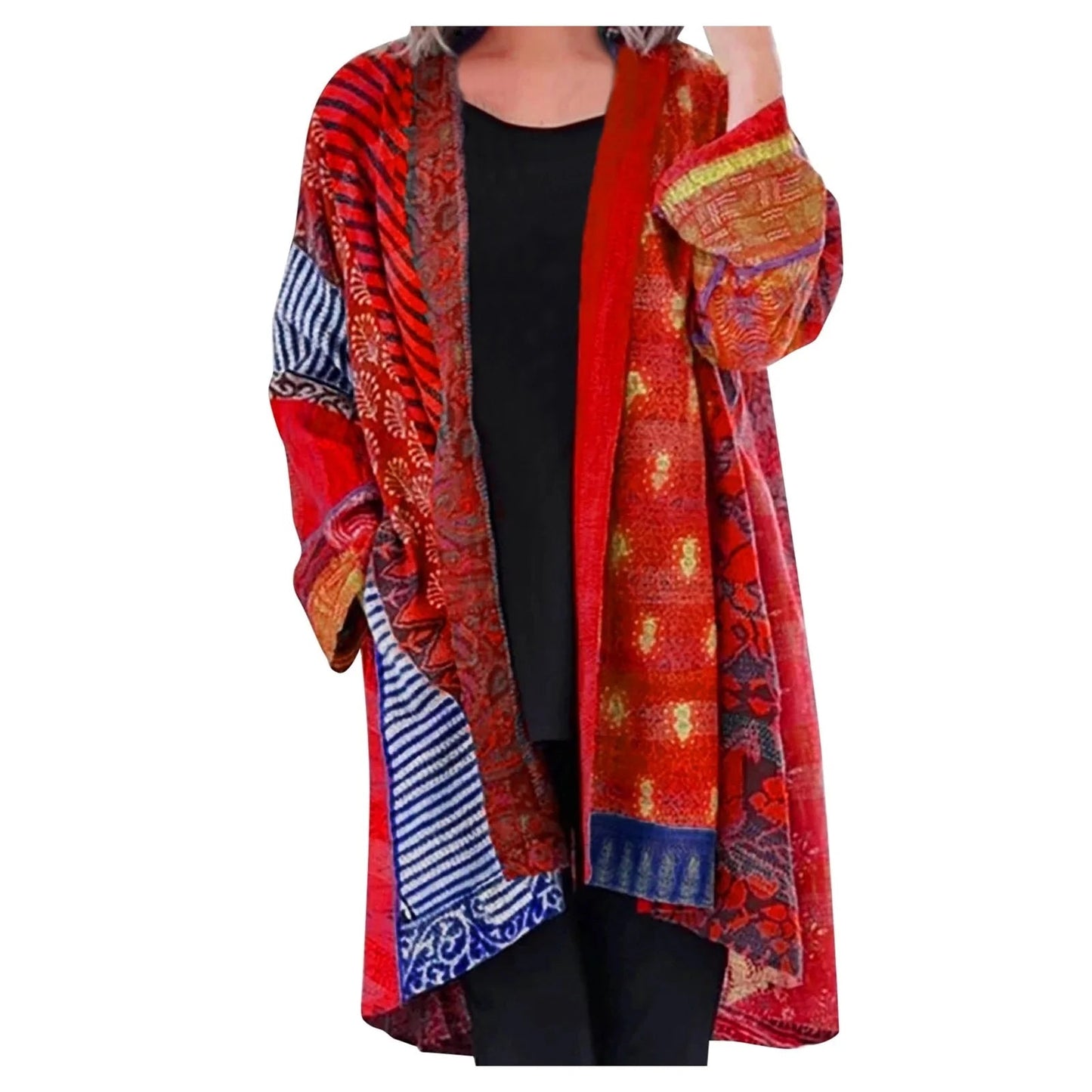 Dames Vintage Trui met Lange Mouwen en Comfortabele Pasvorm 3