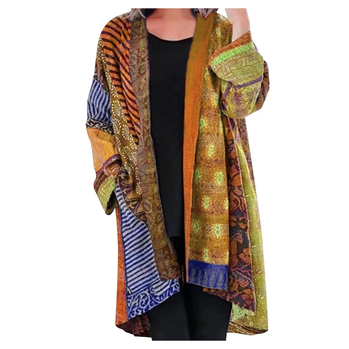 Dames Vintage Trui met Lange Mouwen en Comfortabele Pasvorm 4
