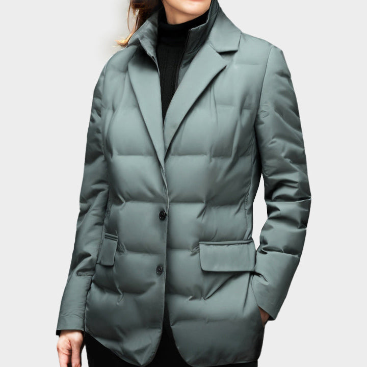 Dames Windbreaker met Water- en Windbestendige Buitenlaag en Lichtgewicht Vulling 3
