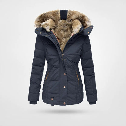 Dames Winterjack met Waterdichte Bescherming en Verstelbare Capuchon 3