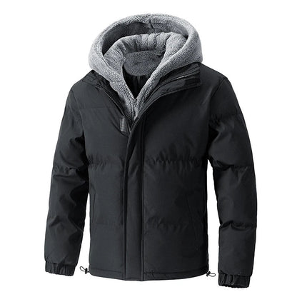 Dames Winterjas met Fleece Kap en Dikke Vulling voor Koude Weersomstandigheden 0