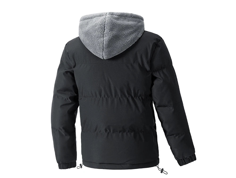 Dames Winterjas met Fleece Kap en Dikke Vulling voor Koude Weersomstandigheden 2