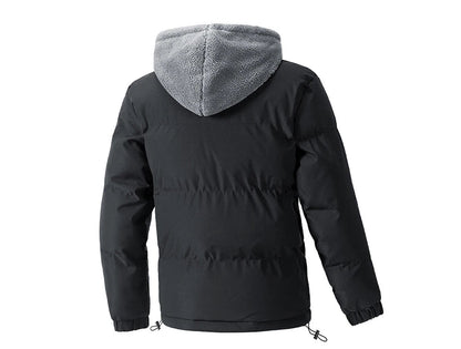 Dames Winterjas met Fleece Kap en Dikke Vulling voor Koude Weersomstandigheden 2