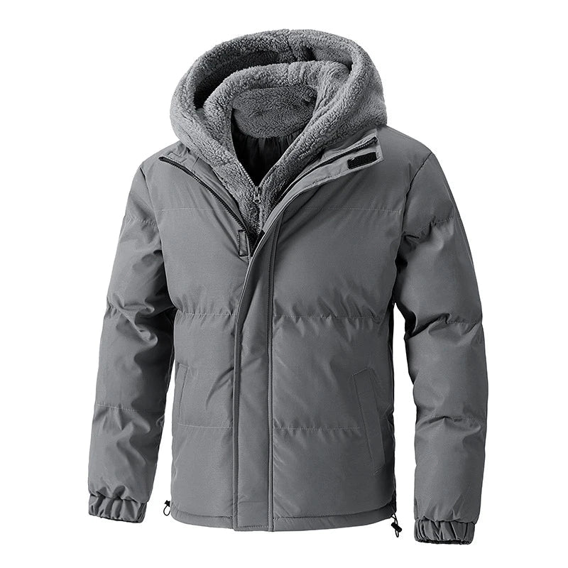 Dames Winterjas met Fleece Kap en Dikke Vulling voor Koude Weersomstandigheden 3