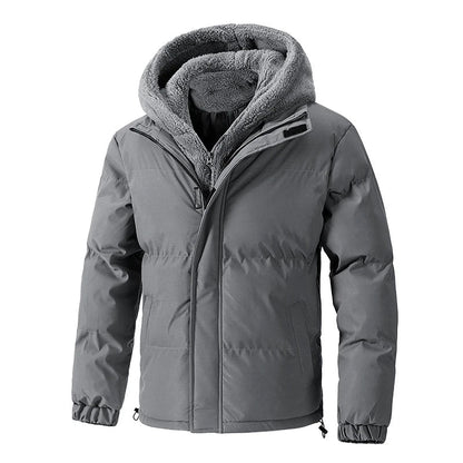 Dames Winterjas met Fleece Kap en Dikke Vulling voor Koude Weersomstandigheden 3