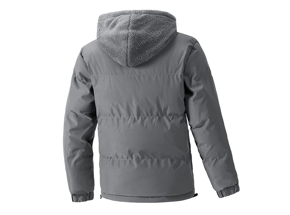 Dames Winterjas met Fleece Kap en Dikke Vulling voor Koude Weersomstandigheden 4