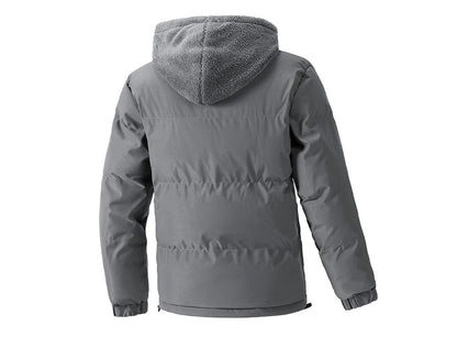 Dames Winterjas met Fleece Kap en Dikke Vulling voor Koude Weersomstandigheden 4