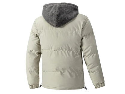 Dames Winterjas met Fleece Kap en Dikke Vulling voor Koude Weersomstandigheden 6