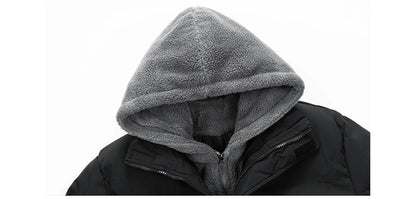 Dames Winterjas met Fleece Kap en Dikke Vulling voor Koude Weersomstandigheden 7