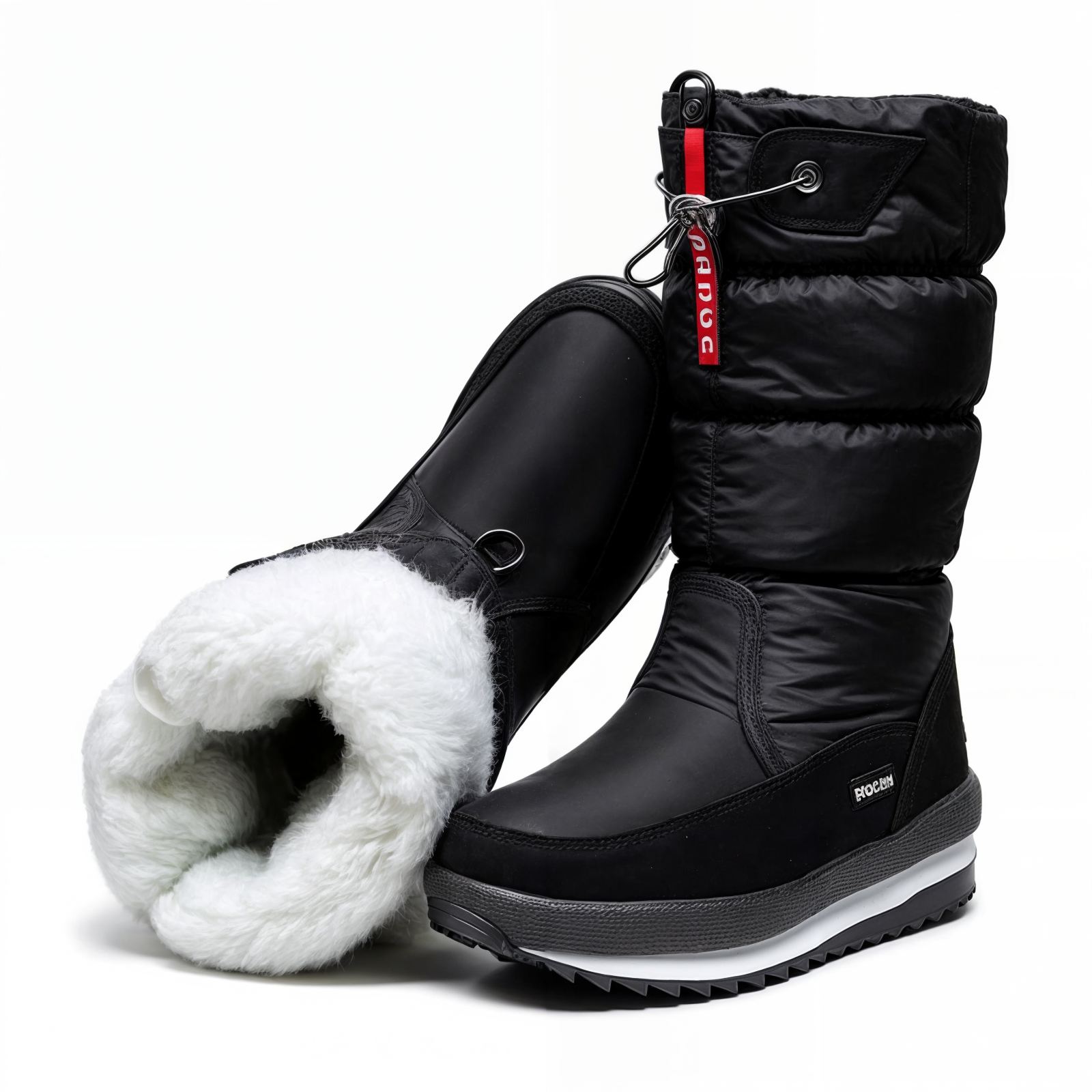 Dames Winterlaarzen met Pluche Voering en Waterdichte Buitenkant 1