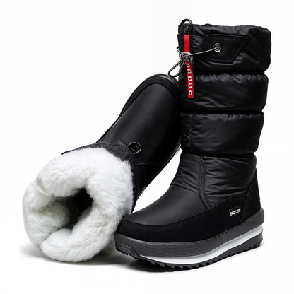 Dames Winterlaarzen met Pluche Voering en Waterdichte Buitenkant 1