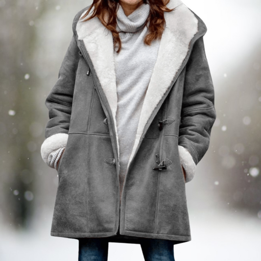 Dames Wintermantel met Zachte Fleece Voering en Tijdloos Design 0