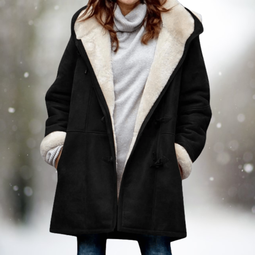 Dames Wintermantel met Zachte Fleece Voering en Tijdloos Design 2