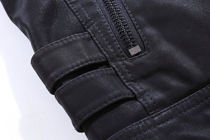 Heren Bikerjack met Rits en Weerbestendig Materiaal 4