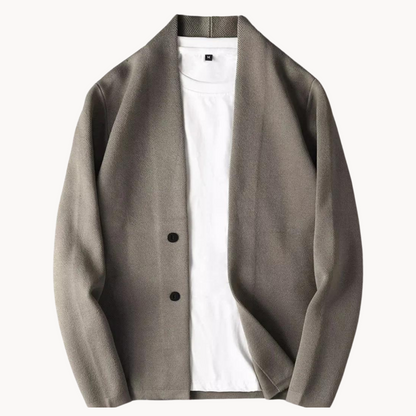 Heren Blazer met Slim Fit en Minimalistisch Ontwerp 0