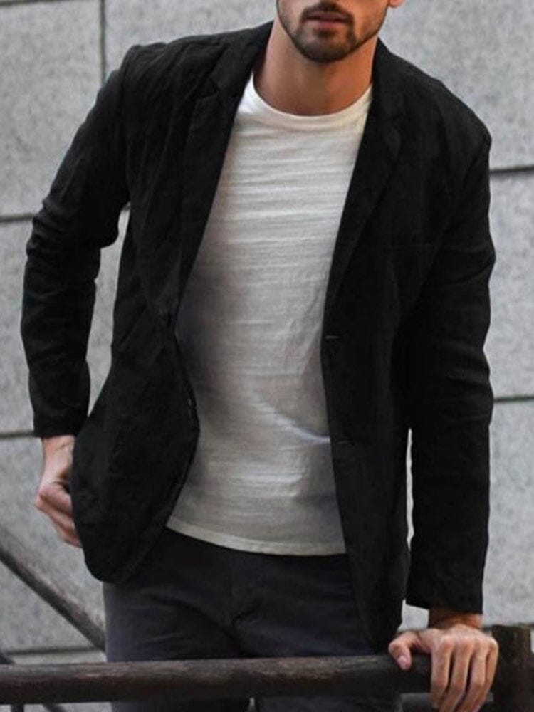 Heren Blazer van Leinen met Tijdloos Design en Ademend Materiaal 7