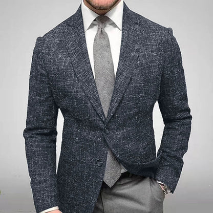 Heren Blazer van Linnen met Stijlvolle Pasvorm en Ademend Comfort 9