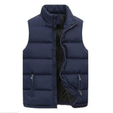 Heren Gewatteerde Bodywarmer met  Ritssluiting