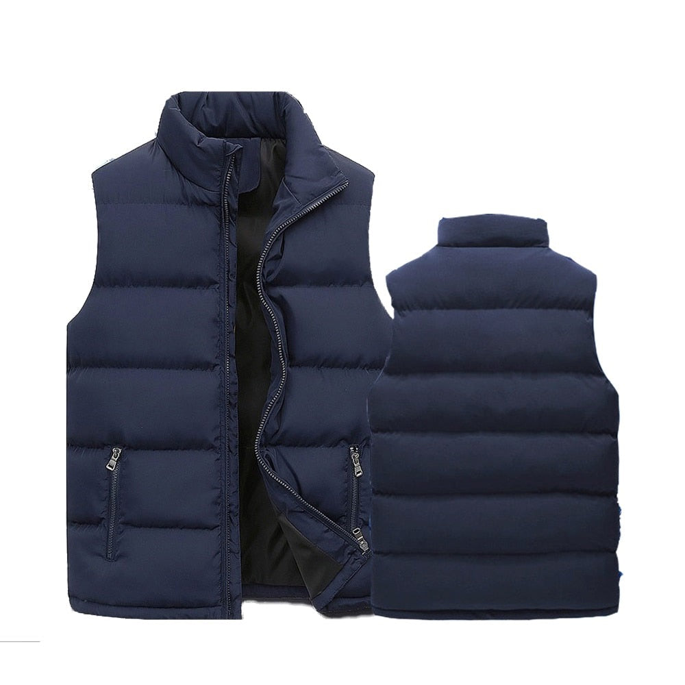 Heren Gewatteerde Bodywarmer met Ritssluiting