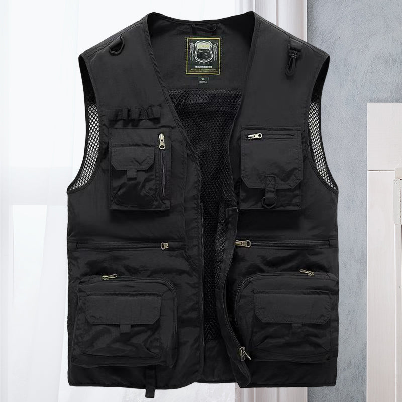 Heren Bodywarmer met Meerdere Zakken voor Outdoor Activiteiten 10