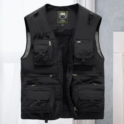 Heren Bodywarmer met Meerdere Zakken voor Outdoor Activiteiten 10