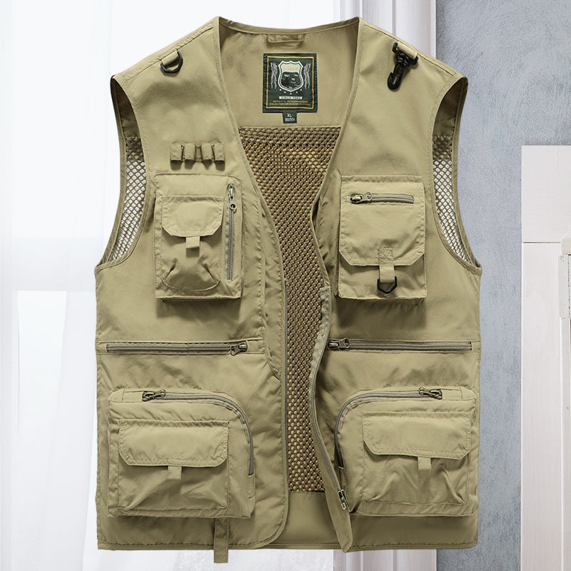 Heren Bodywarmer met Meerdere Zakken voor Outdoor Activiteiten 11
