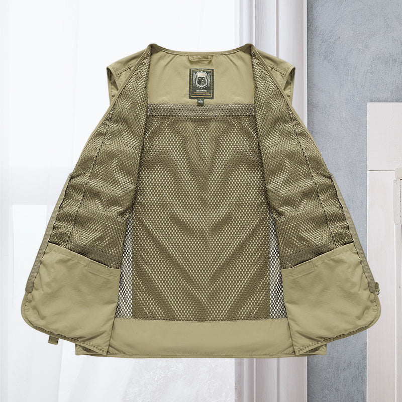 Heren Bodywarmer met Meerdere Zakken voor Outdoor Activiteiten 4