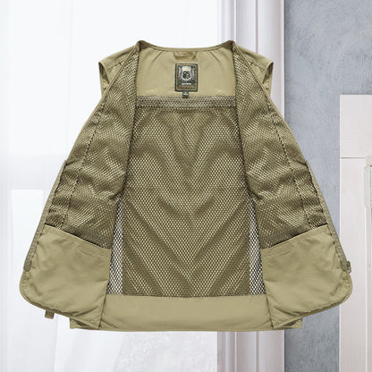 Heren Bodywarmer met Meerdere Zakken voor Outdoor Activiteiten 4