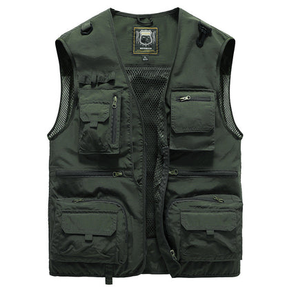 Heren Bodywarmer met Meerdere Zakken voor Outdoor Activiteiten 7