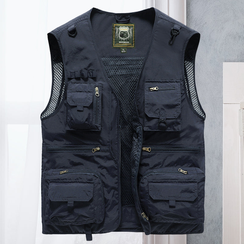 Heren Bodywarmer met Meerdere Zakken voor Outdoor Activiteiten 9