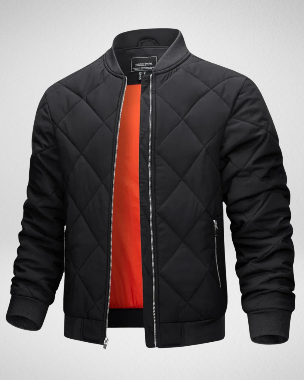 Heren Bomberjack met Gewatteerd Design en Casual Pasvorm 1