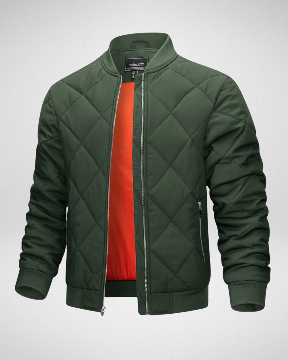 Heren Bomberjack met Gewatteerd Design en Casual Pasvorm 2