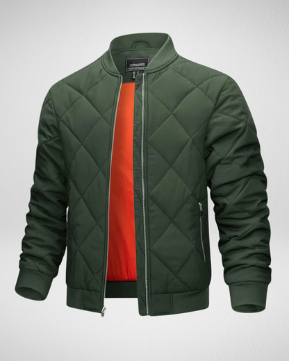 Heren Bomberjack met Gewatteerd Design en Casual Pasvorm 2