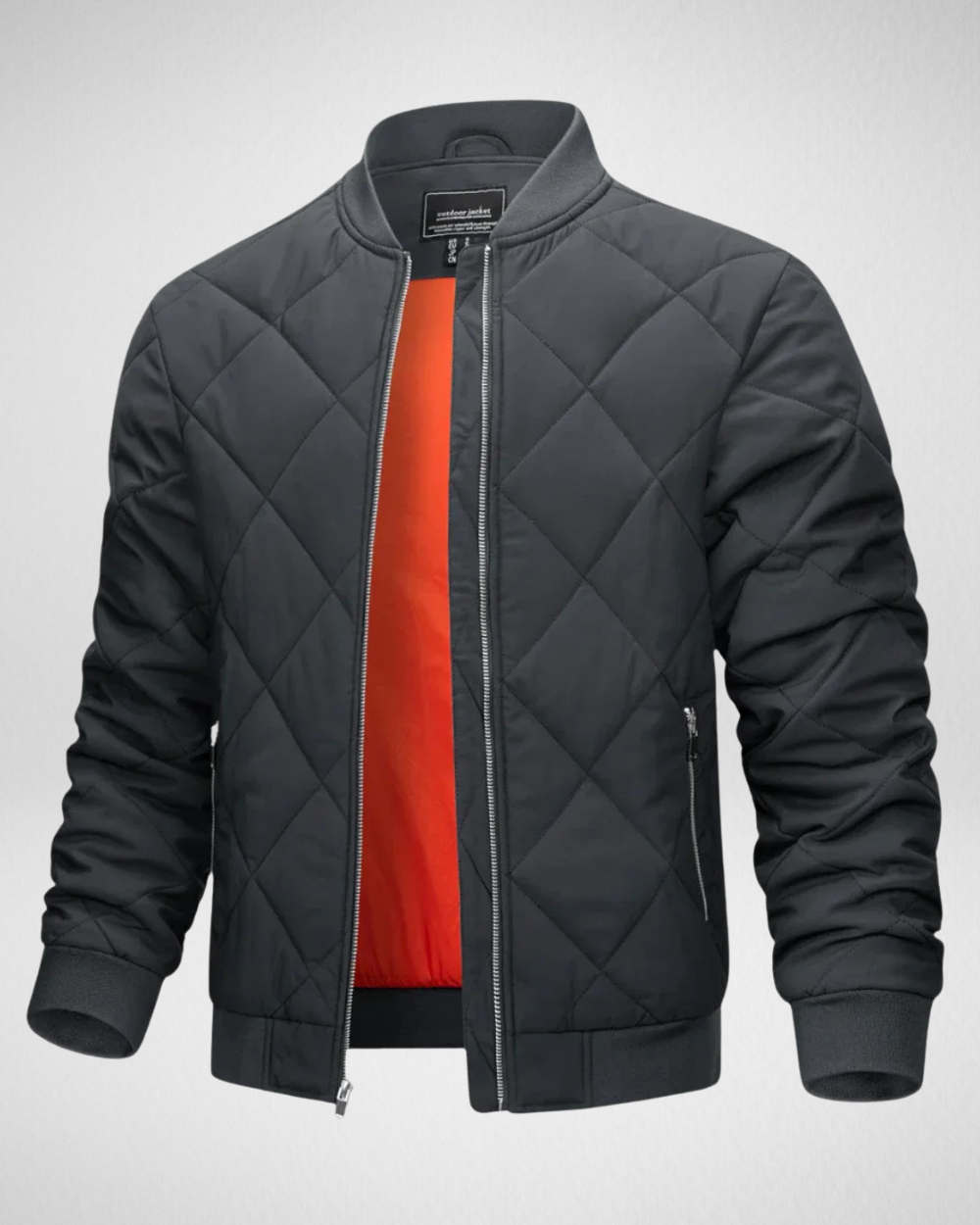 Heren Bomberjack met Gewatteerd Design en Casual Pasvorm 3