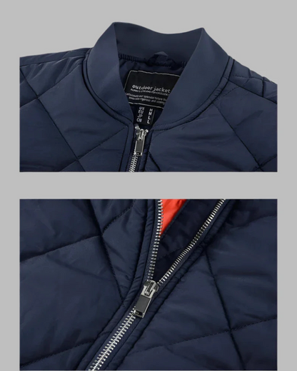 Heren Bomberjack met Gewatteerd Design en Casual Pasvorm 5