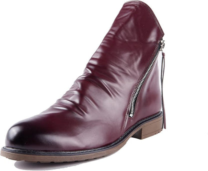 Heren Boots met Ritsluiting en Modern Ontwerp 2